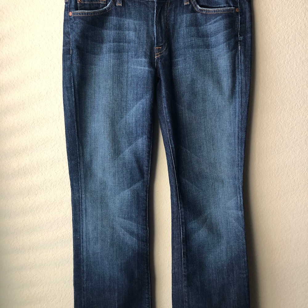 7 FOR ALL MANKIND WOMENS BOOTCT JEANS SIZE 31